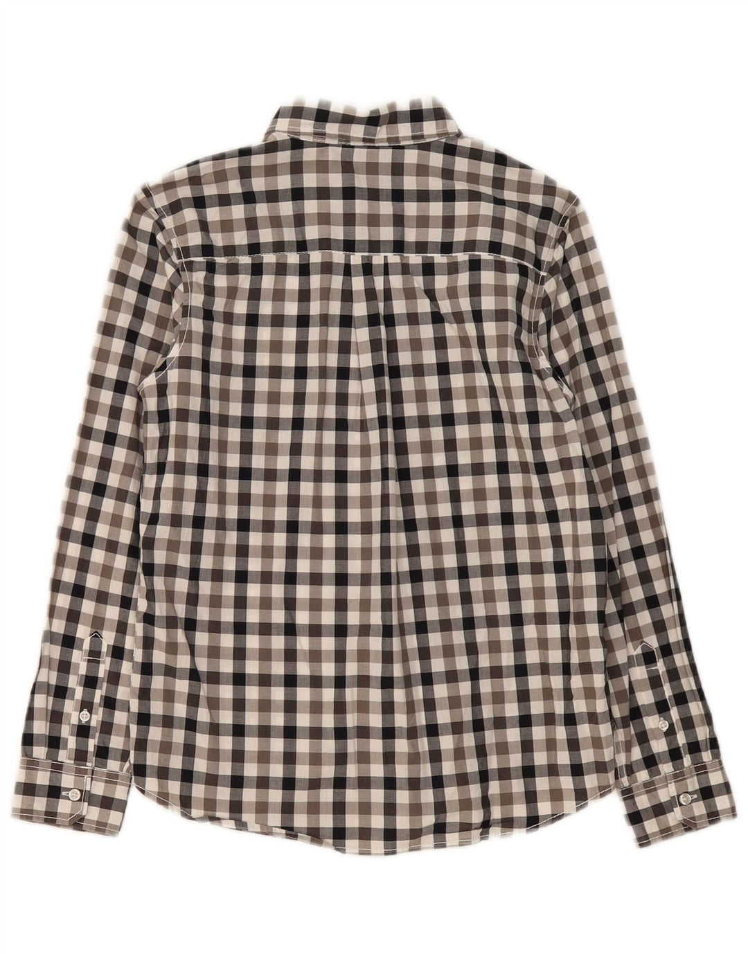 Camicia Benetton Bambino 11-12 Anni Check Multicolore