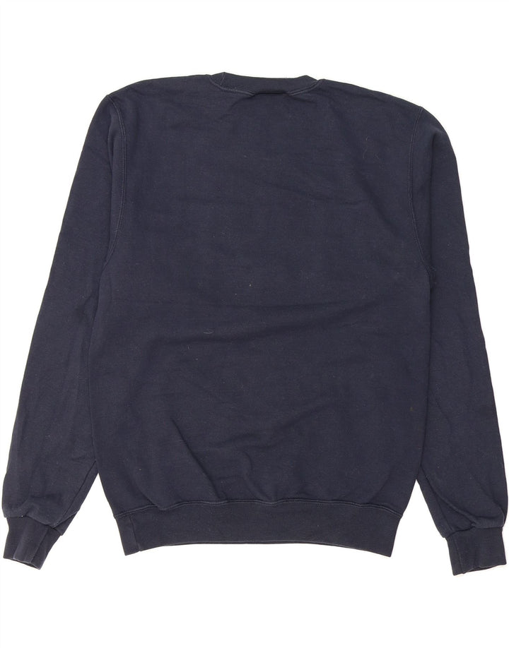 CHAMPION Mens San Jose State Spartans Sweatshirt Jumper Small Navy Blue Vintage Champion and Second-Hand Champion from Messina Hembry 