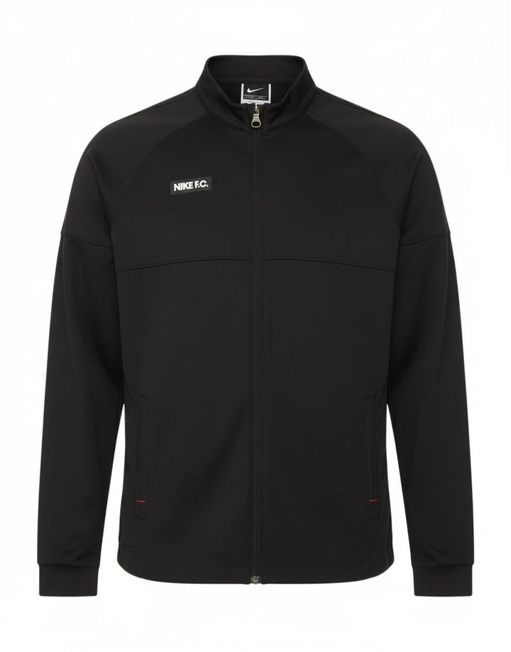 Giacca superiore della tuta da ragazzo Nike 13-14 anni XL poliestere nero