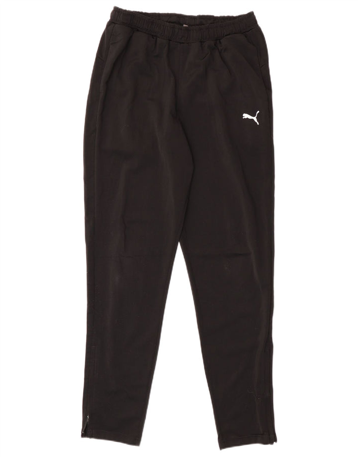 Pantaloni della tuta da ragazzo Puma 13-14 anni in poliestere nero