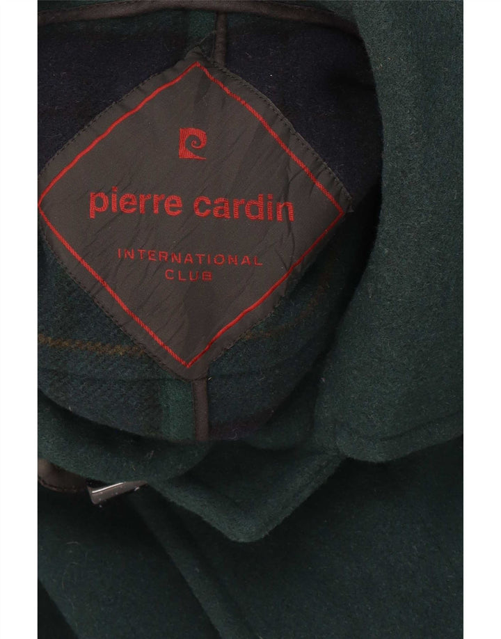Montgomery con cappuccio da uomo Pierre Cardin IT 50 Large Green Wool