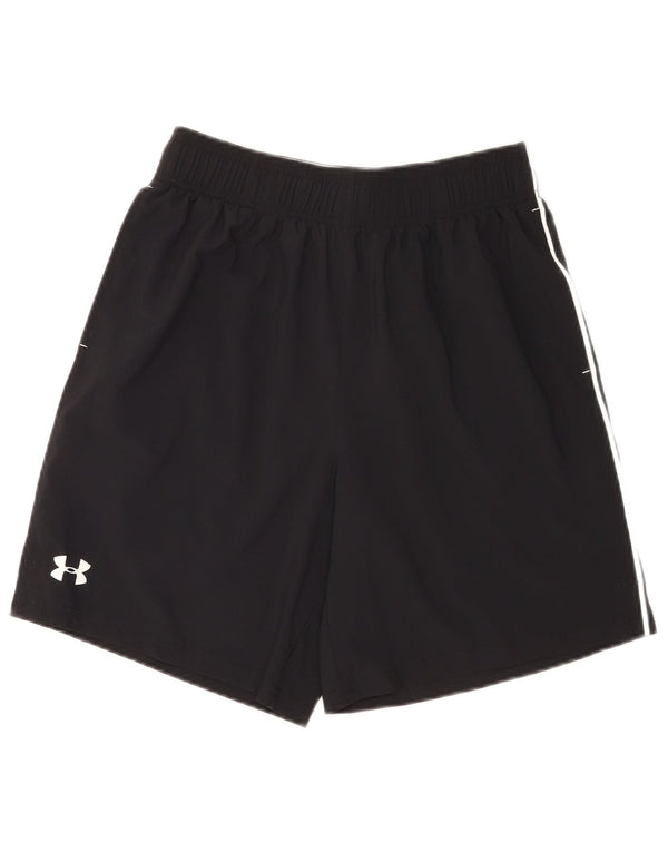Pantaloncini sportivi grafici da uomo Under Armour medio nero