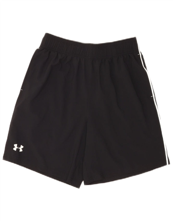 Pantaloncini sportivi grafici da uomo Under Armour medio nero