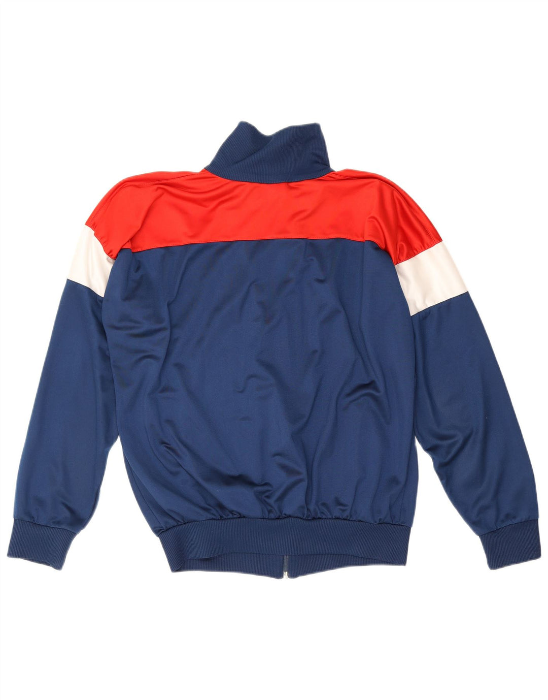 Giacca da tuta da uomo Puma Medium in poliestere color block blu navy