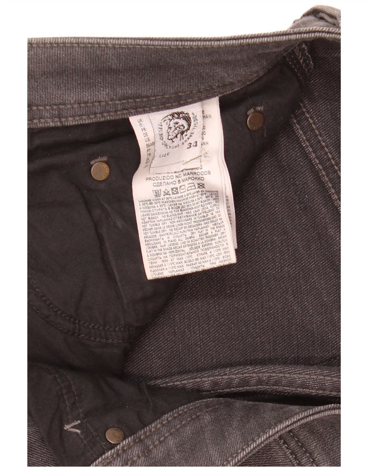 Jeans slim da uomo Diesel W34 L30 cotone grigio