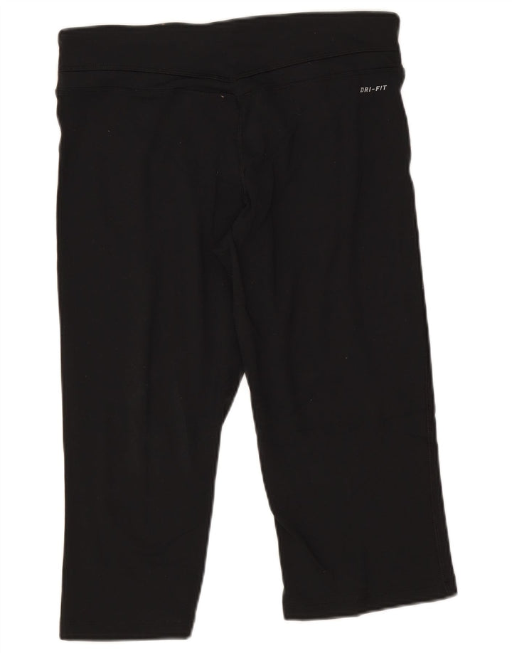 Leggings Nike Dri Fit Capri da donna UK 14 nylon nero medio