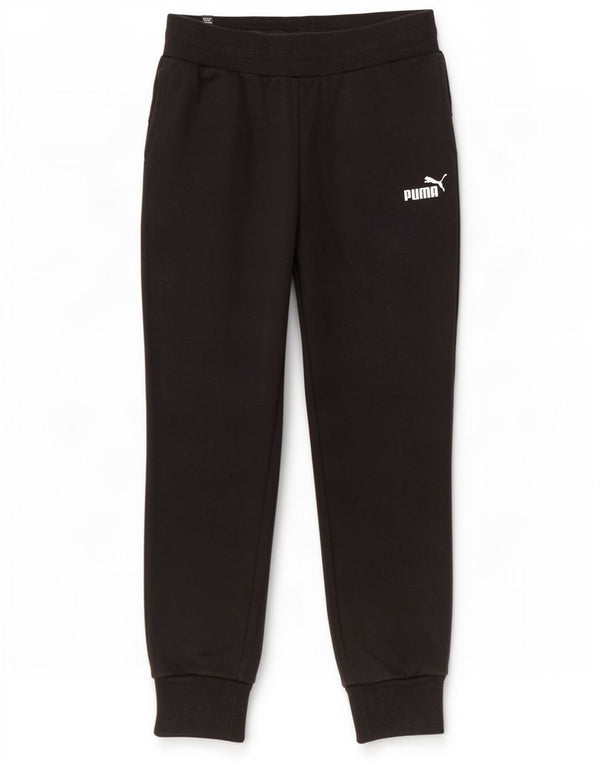 Pantaloni da tuta da donna Puma Joggers UK 10 Small Black Cotton