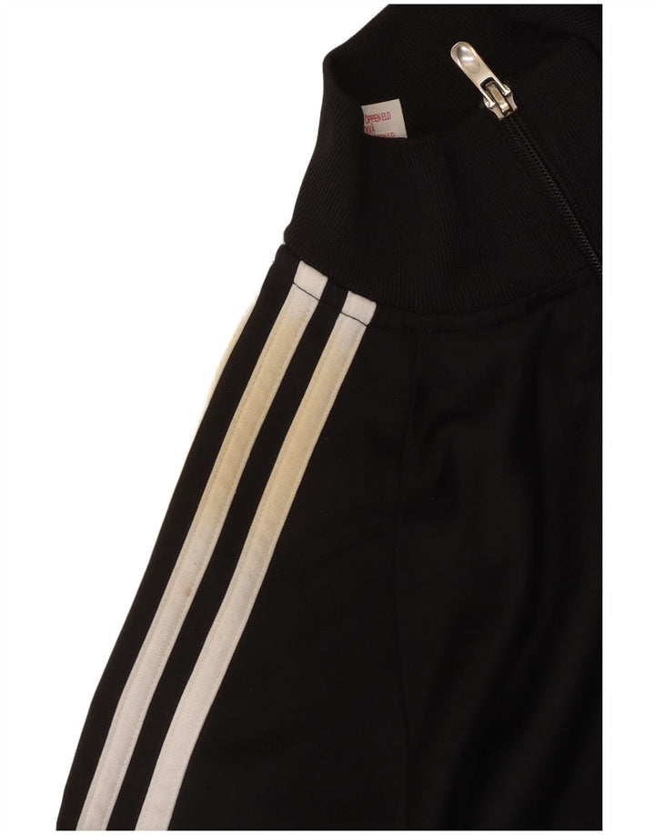 Giacca da tuta Adidas Clima 365 da ragazzo 11-12 anni in poliestere nero