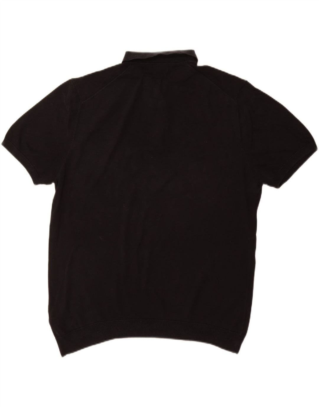 Marks & Spencer Maglione da uomo con collo a polo autografo grande nero