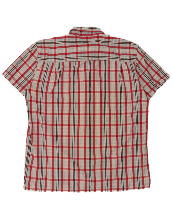 Camicia a maniche corte da uomo Levi's XL scozzese multicolore