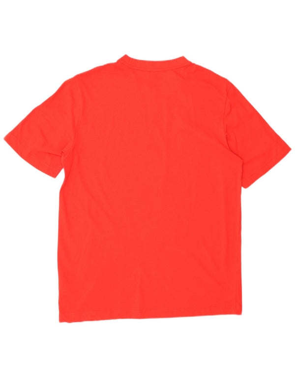T-shirt grafica da uomo PUMA Top rosso medio in cotone