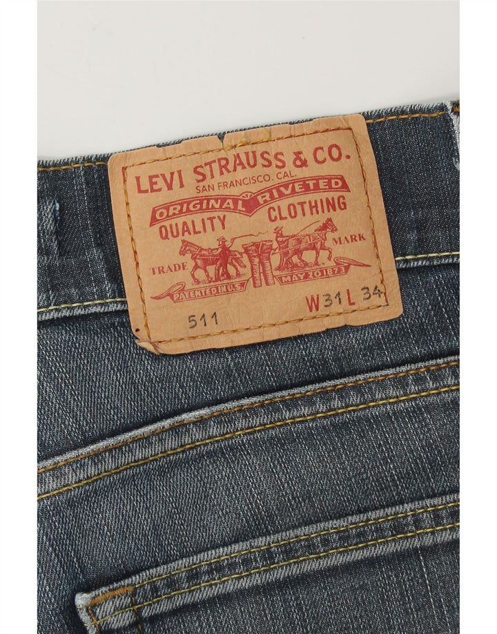 LEVI'S Mens 511 Slim Jeans W31 L34 Blue Vintage Levi's and Second-Hand Levi's from Messina Hembry 