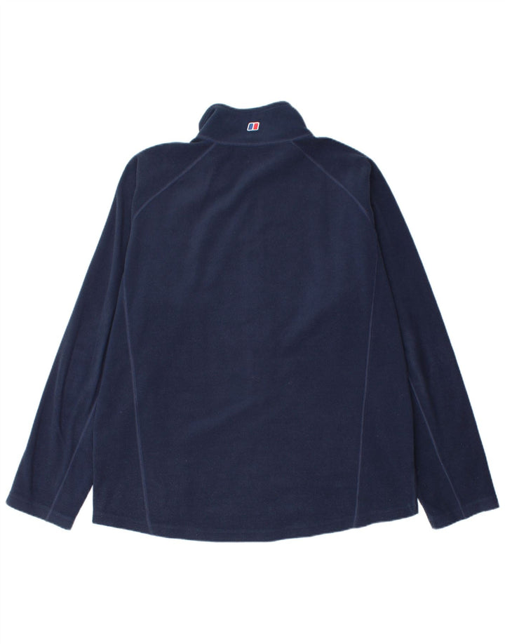 Giacca in pile da uomo Berghaus UK 40 grande poliestere blu navy