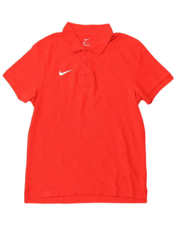 Polo NIKE da uomo in cotone rosso medio