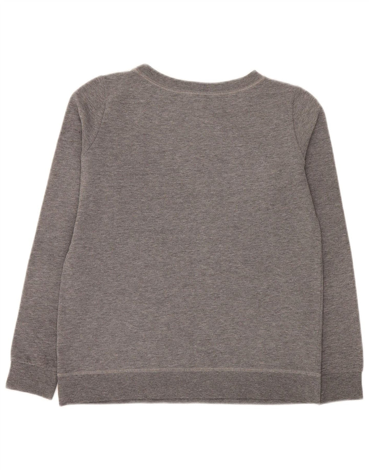 Felpa oversize con grafica da donna Converse UK 6 XS grigio chiazzato