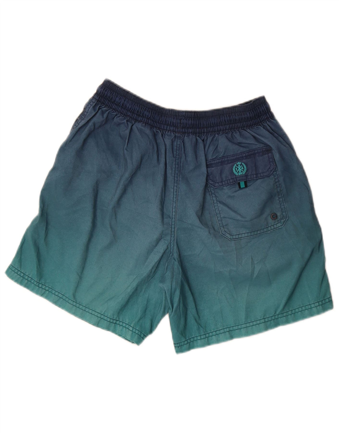 MARKS & SPENCER Pantaloncini da bagno da uomo piccoli in poliestere tie-dye blu