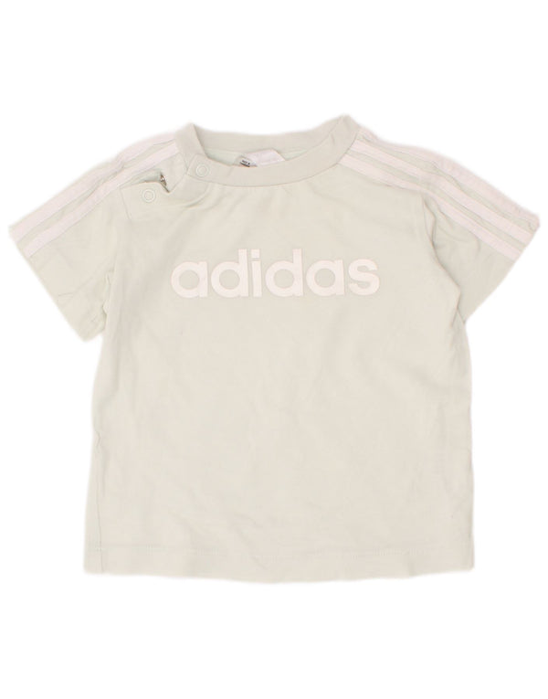 Maglietta grafica Adidas da bambino, 6-9 mesi, verde