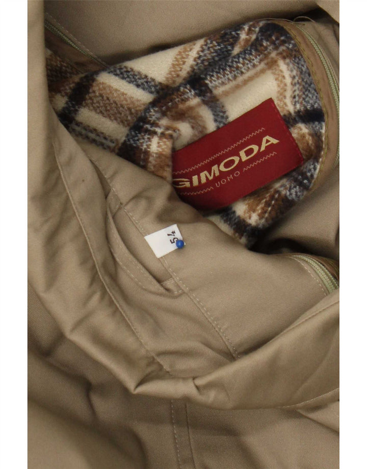 Trench vintage da uomo IT 54 2XL Beige