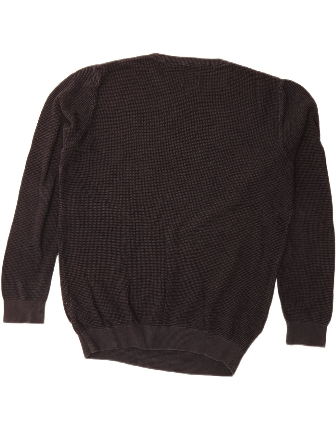 Maglione ZARA da uomo girocollo in cotone nero medio