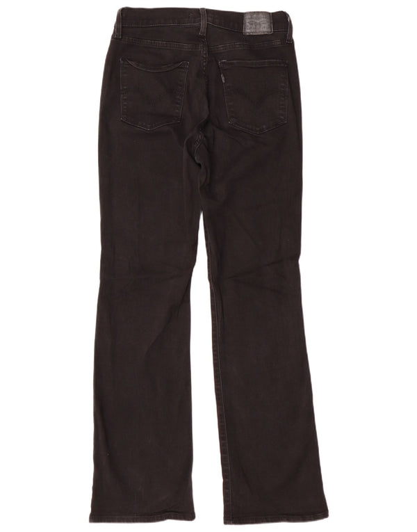 Levi's Womens Bootcut Jeans US 8 Medium W29 L32 Black Cotton