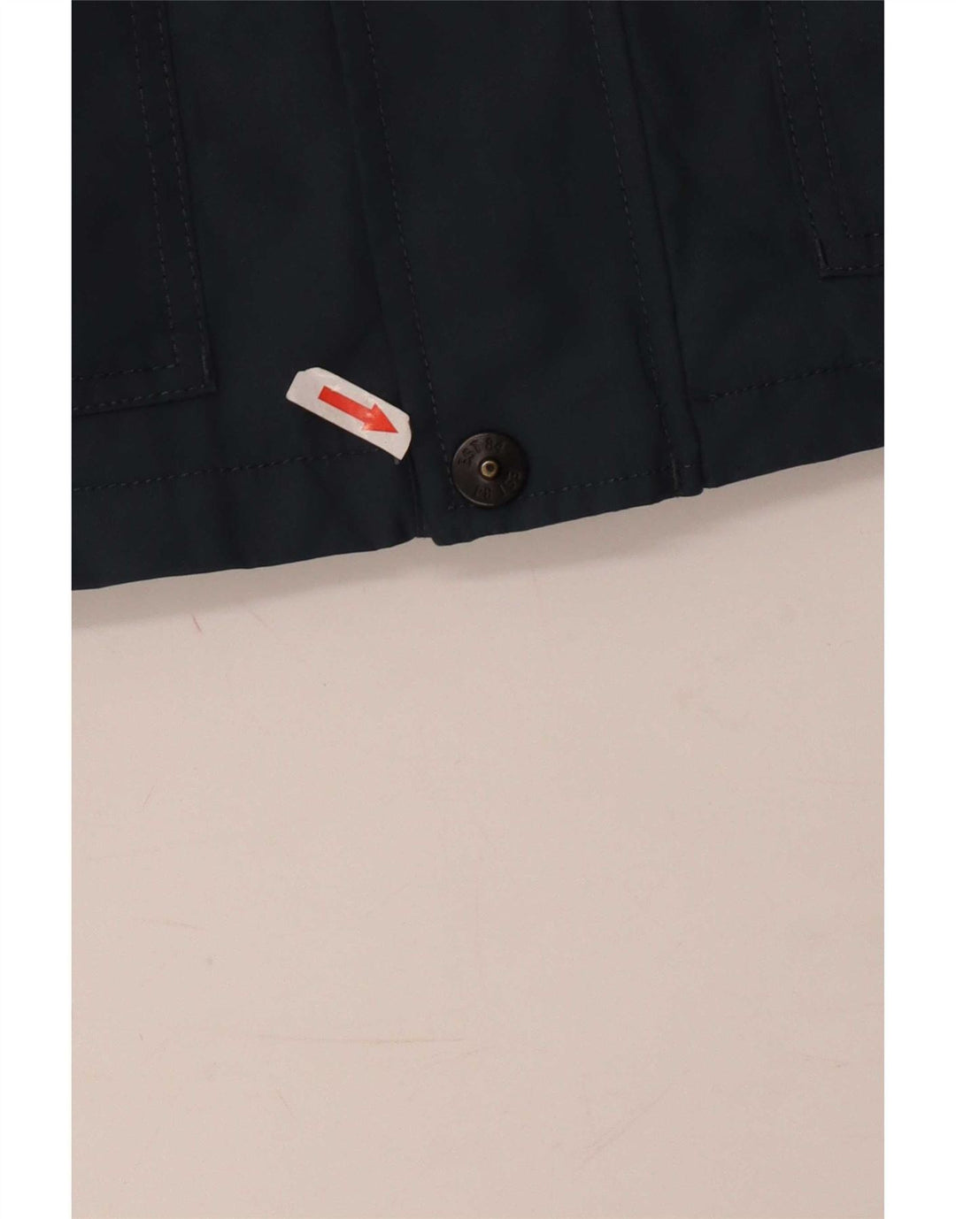 Giacca a vento con cappuccio da uomo Marks & Spencer UK 38 Poliestere blu medio
