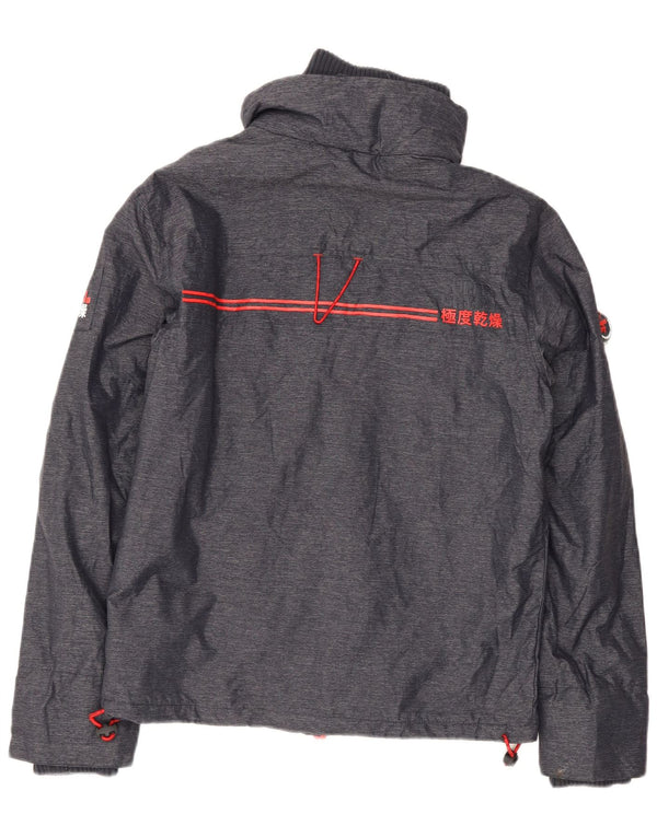 Giacca a vento Windtrekker da donna Superdry UK 10 Small Nylon blu navy