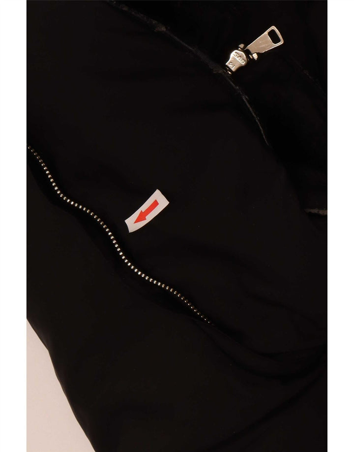 Zara Giacca imbottita da donna UK 20 2XL Nero Poliestere