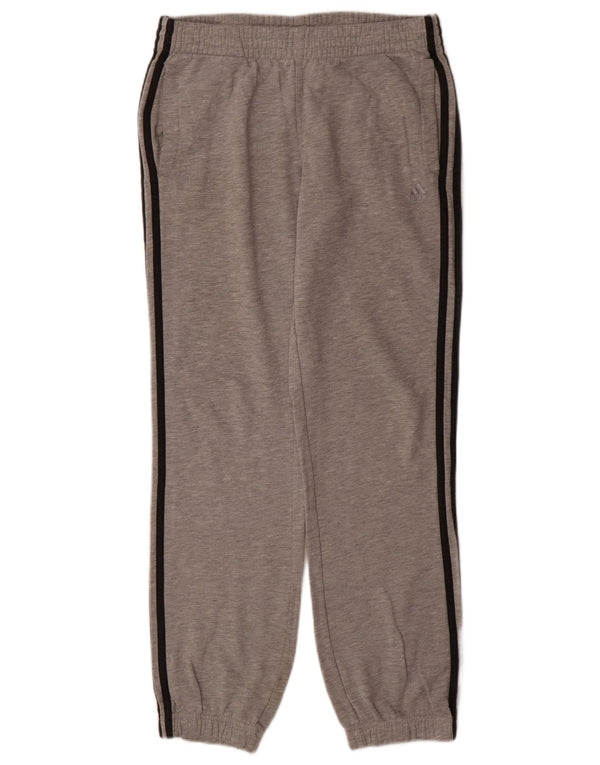 Pantaloni della tuta da ragazzo Adidas Joggers 15-16 anni in cotone grigio