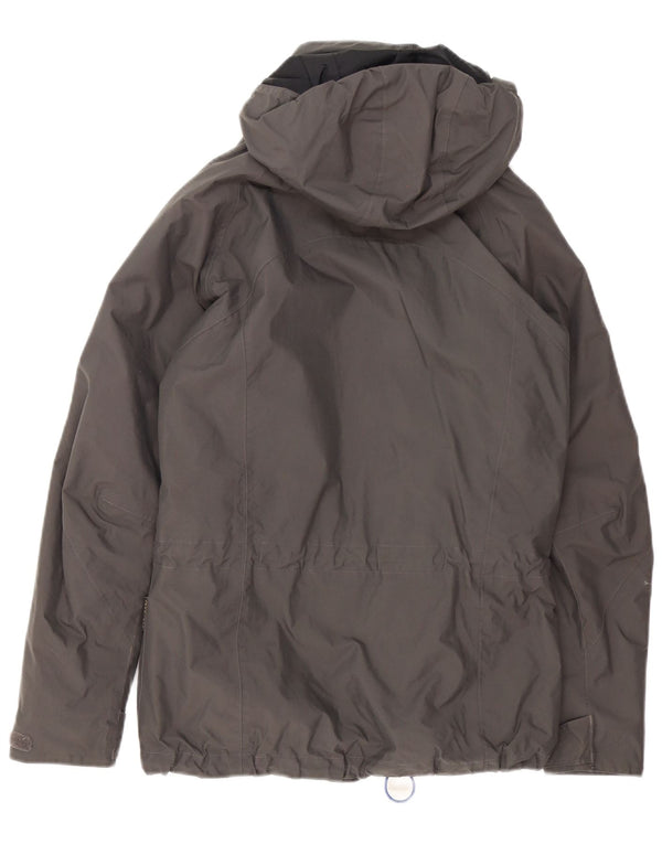 Giacca a vento oversize con cappuccio da donna Jack Wolfskin UK 8 Small Grigio