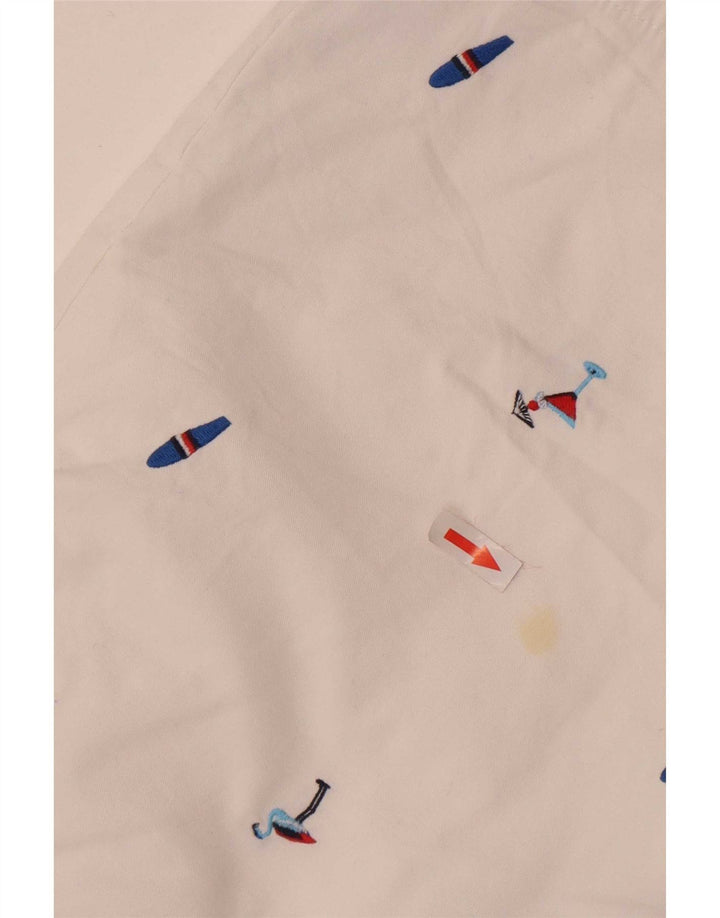 Pantaloncini chino grafici da uomo Tommy Hilfiger W31 bianco medio