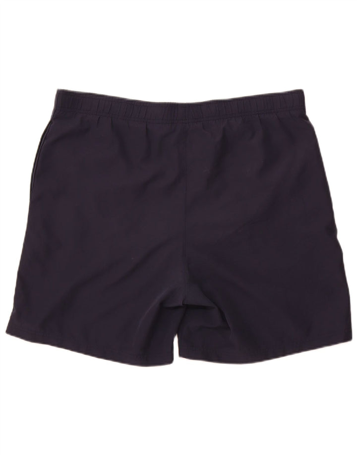 Pantaloncini sportivi Reebok da uomo di grandi dimensioni in poliestere blu navy