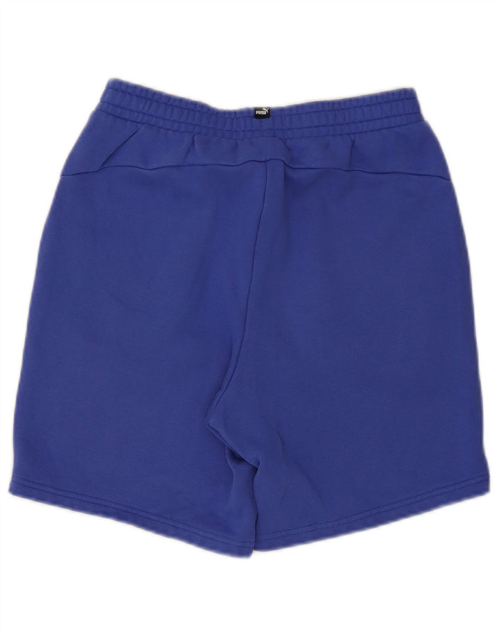 Pantaloncini sportivi Puma Ragazzo 15-16 anni Cotone Blu