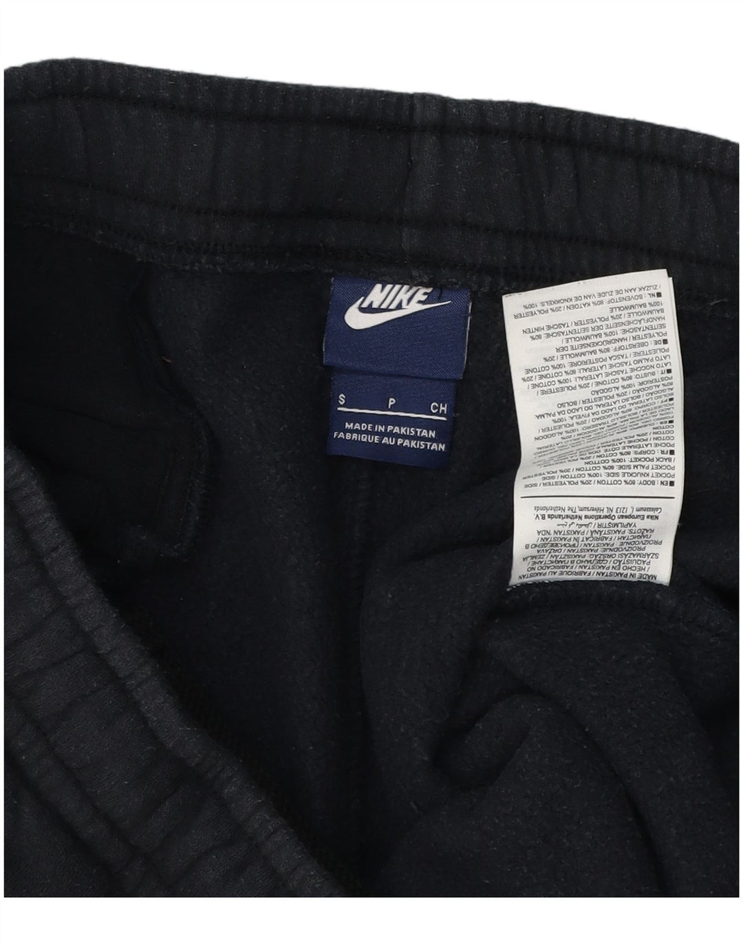 Pantaloni da tuta da uomo Nike Joggers piccoli in cotone nero