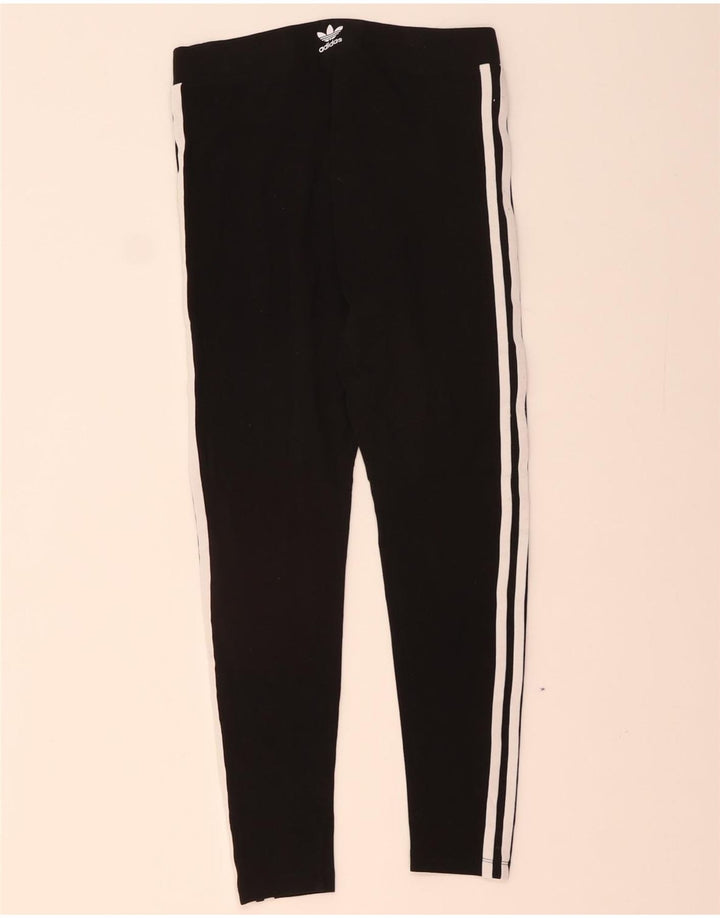 Leggings da donna ADIDAS UK 12/14 Cotone nero medio