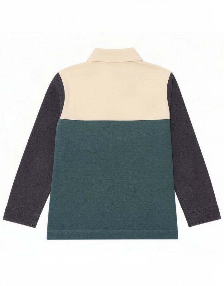 Crew Clothing Felpa da uomo Maglione grande multicolore Colourblock