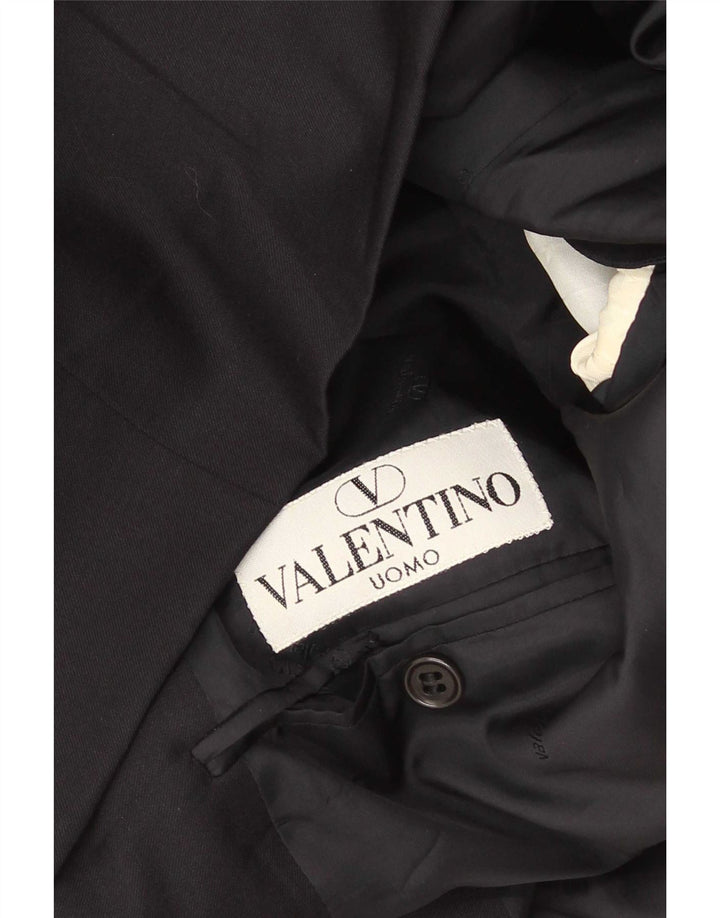 Giacca blazer doppiopetto da uomo Valentino UK 38 blu navy medio