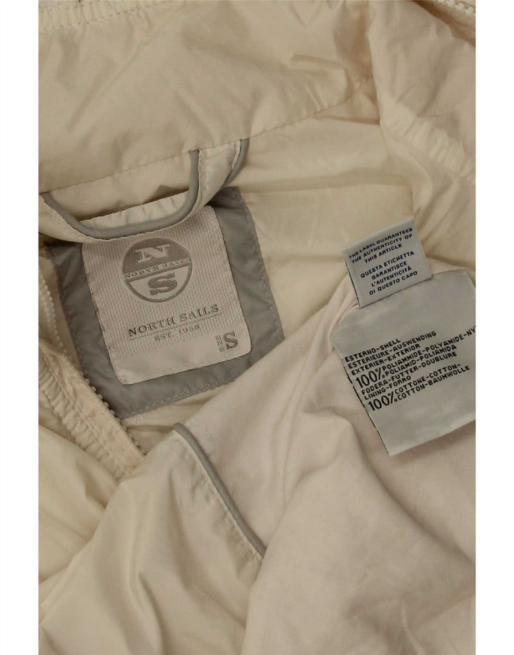 Giubbotto bomber da donna North Sails UK 10 Small bianco in poliammide