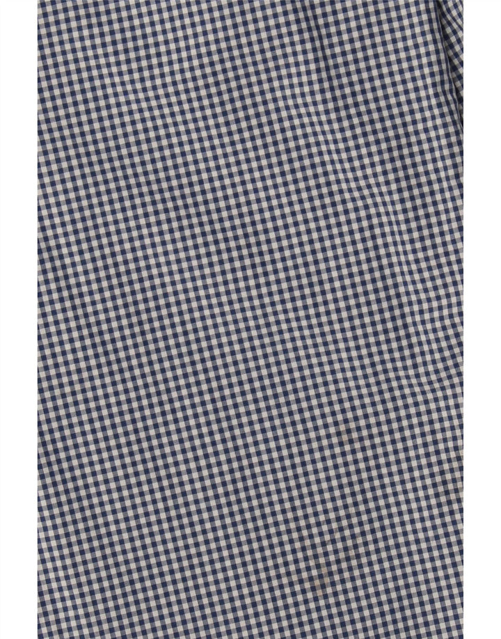 TOMMY HILFIGER Camicia da uomo vestibilità regolare XL a quadretti blu navy