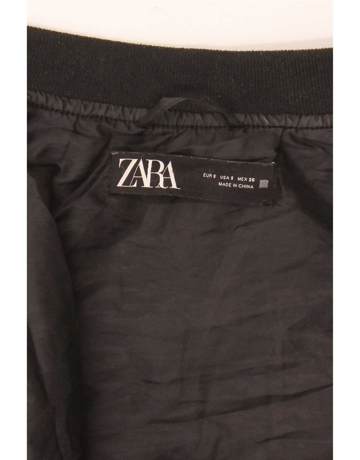 Giacca trapuntata oversize da donna Zara UK 10 piccola nera