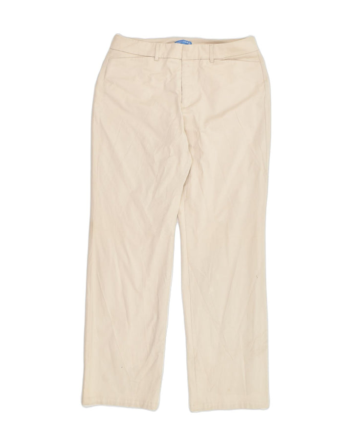 DOCKERS Womens Straight Casual Trousers US 12 Large W32 L30  Beige Cotton | Vintage Dockers | Thrift | Second-Hand Dockers | Used Clothing | Messina Hembry 