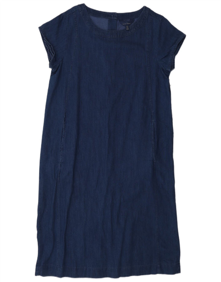 Abito a trapezio da donna Seasalt Cornwall UK 14 Grande cotone blu navy