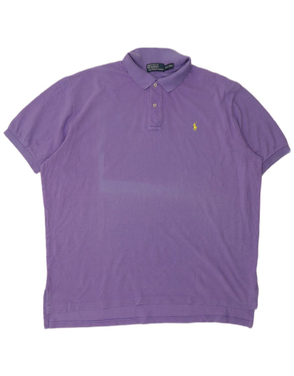 POLO RALPH LAUREN Polo da uomo 2XL in cotone viola