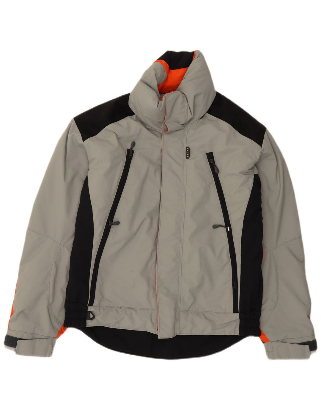 Giacca a vento da uomo Belfe UK 38 Poliammide color block grigio medio