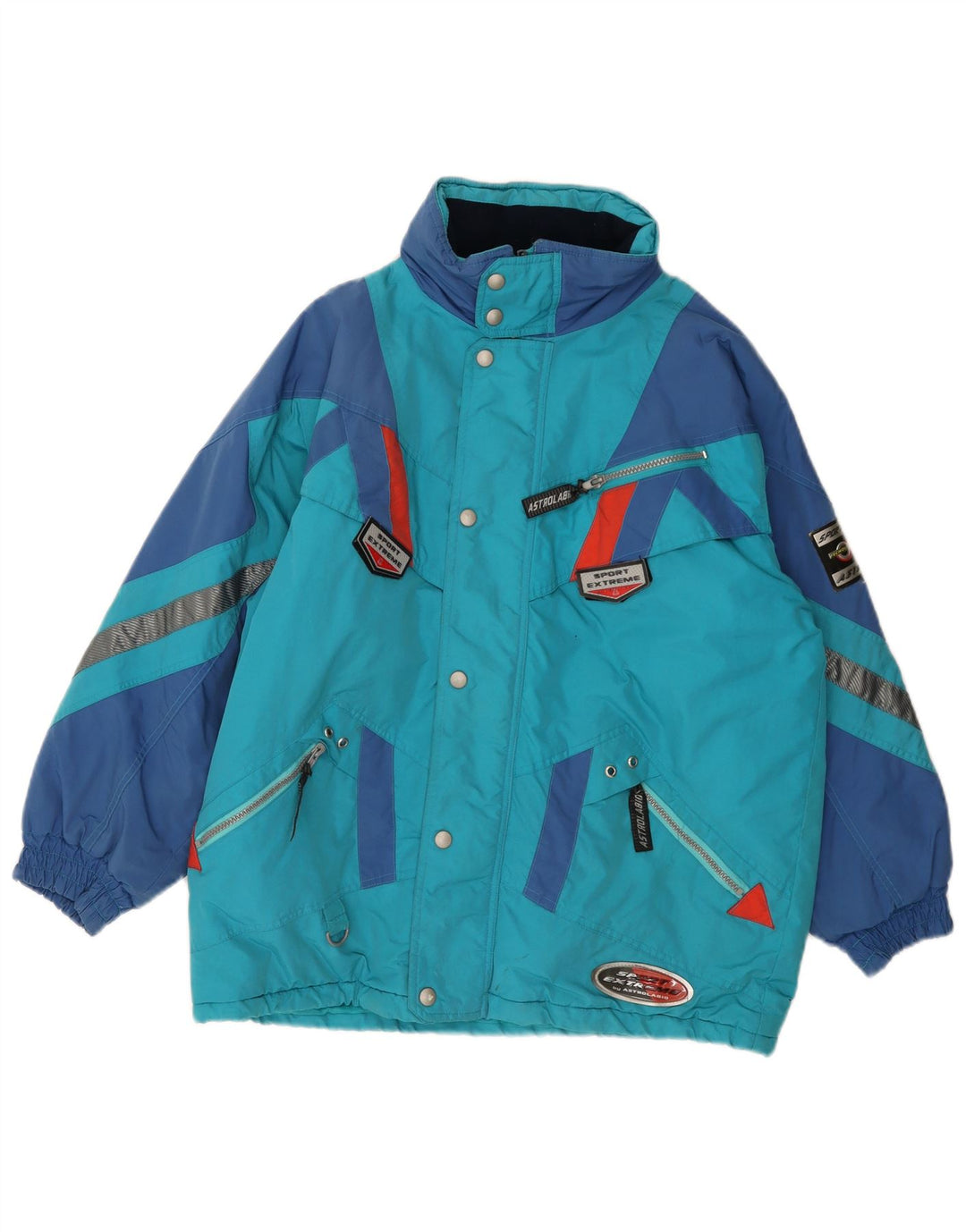 Giacca da sci da uomo Astrolabio UK 40 Large Blu Colourblock