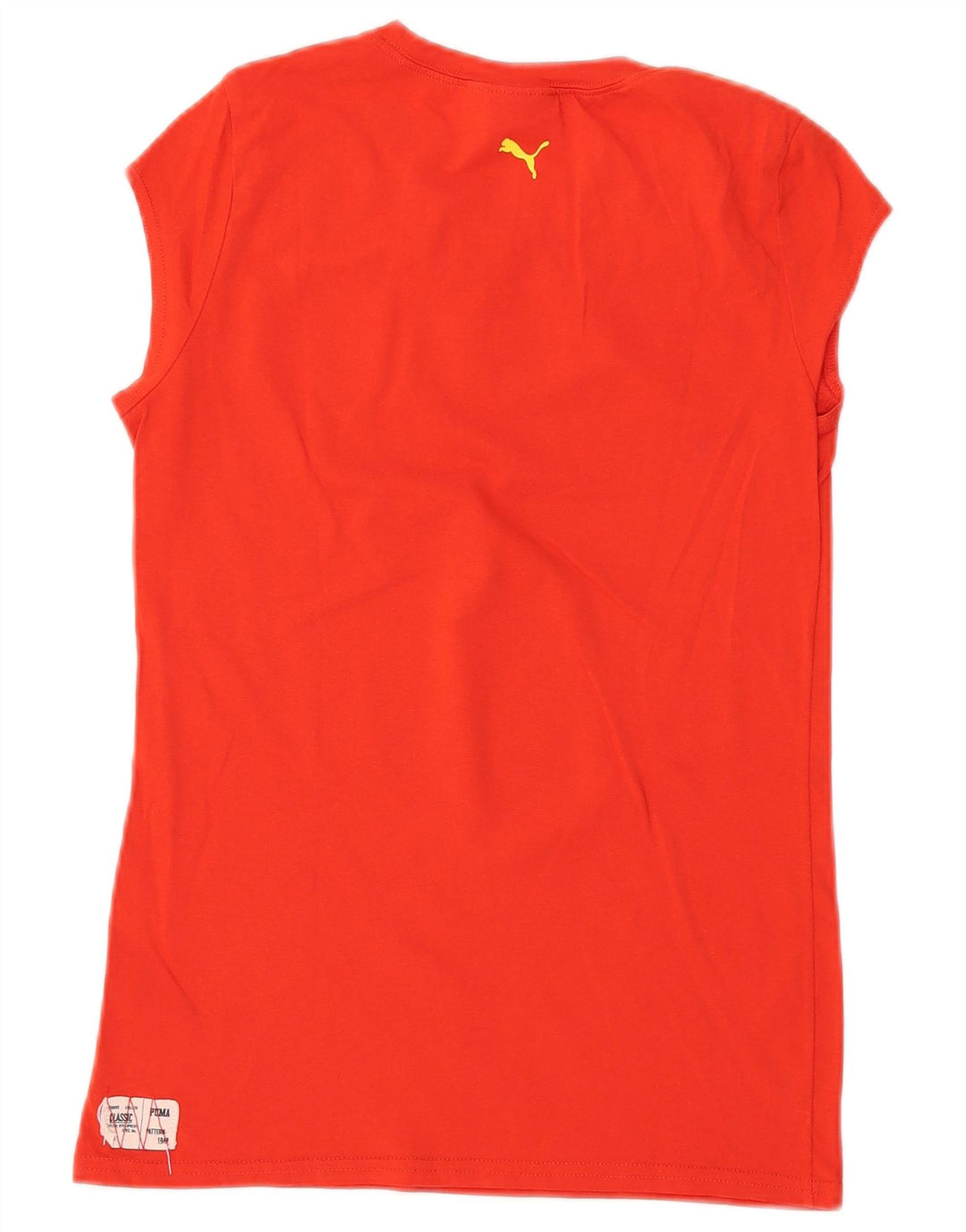 T-shirt grafica PUMA Espana da donna UK 12 medio rosso cotone