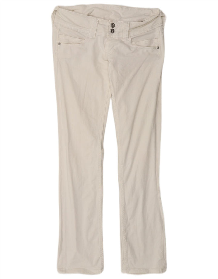 PEPE Jeans Donna Venus Slim W28 L32 Cotone Bianco
