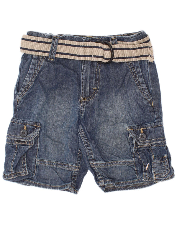 Pantaloncini di jeans cargo per ragazzi Wrangler 3-4 anni W22 cotone blu