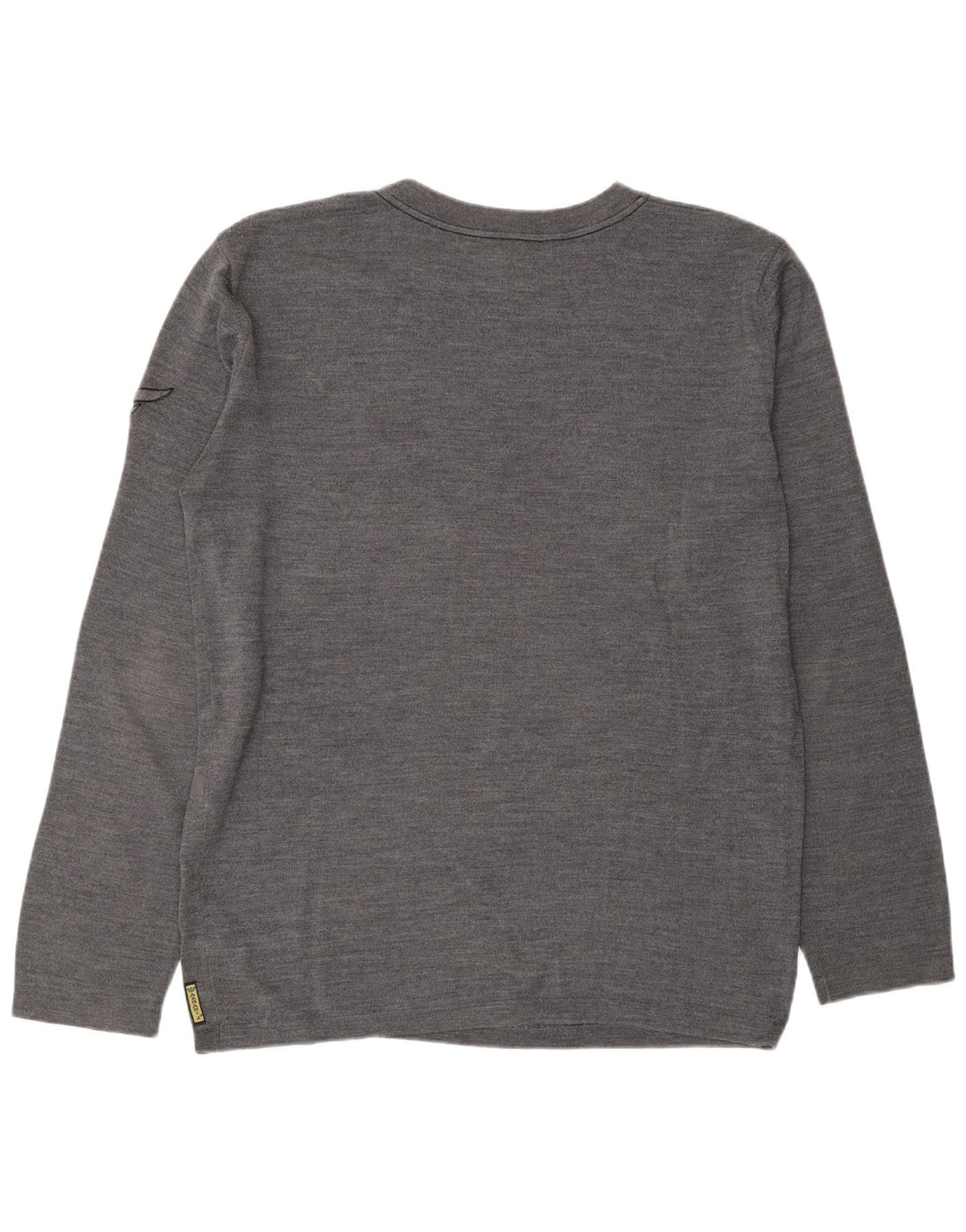 ARMANI JEANS Maglione maglione girocollo da uomo 2XL Lana grigia