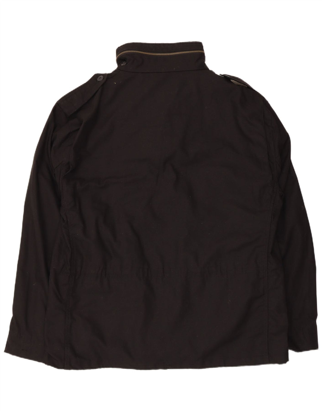 Giacca utilitaria vintage da uomo UK 44 2XL poliestere nero