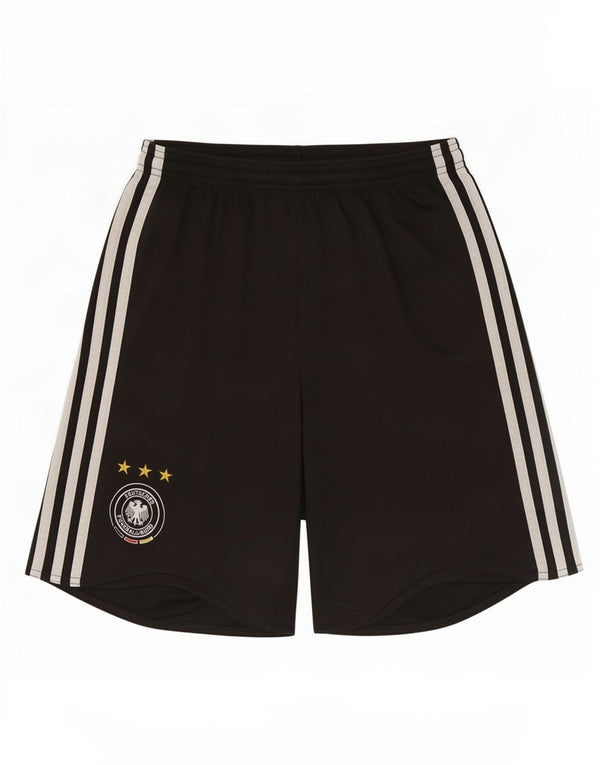 Pantaloncini sportivi Adidas da ragazzo Deutscher Fussball Bund Graphic 15-16 anni neri